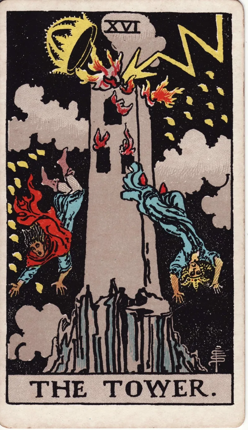 The Tower Tarot Card