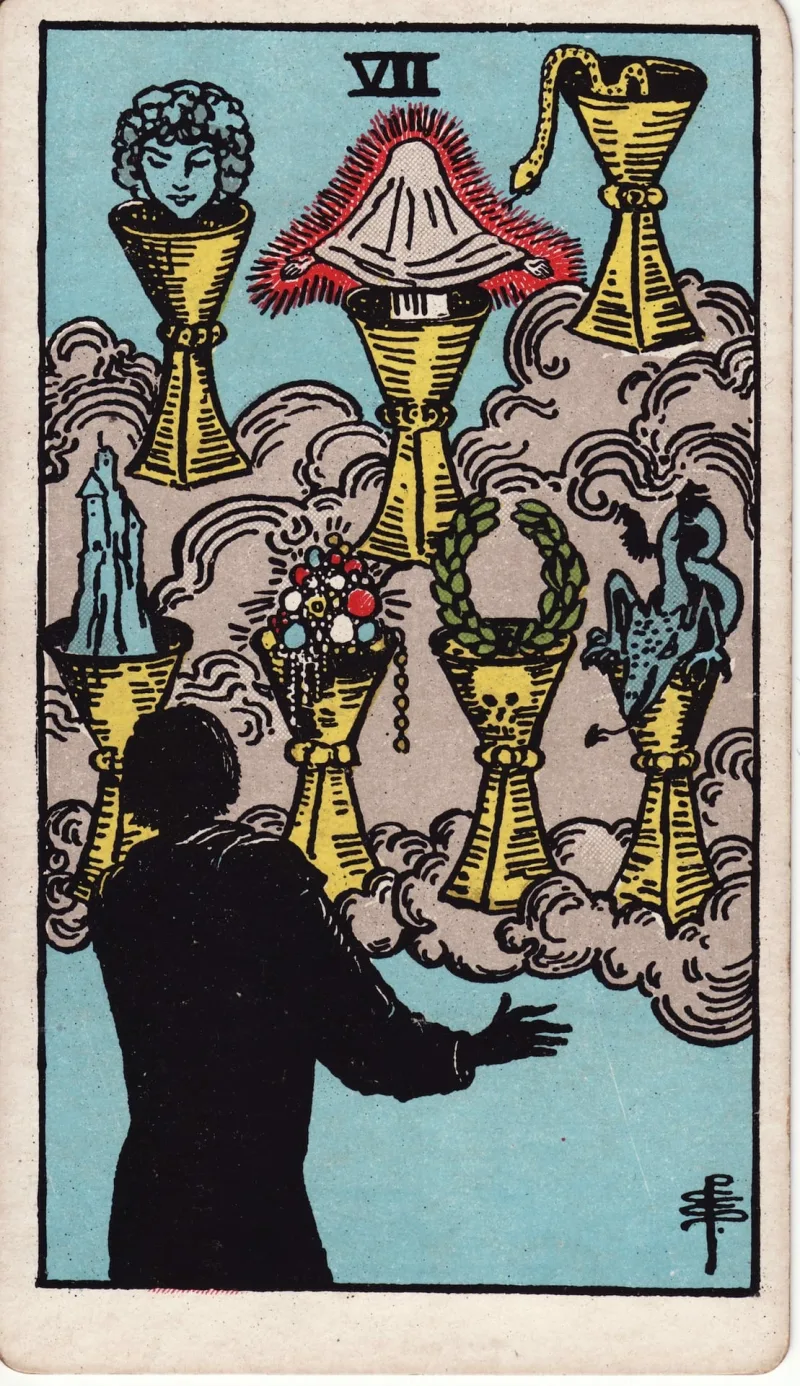 Seven of Cups Tarot Card
