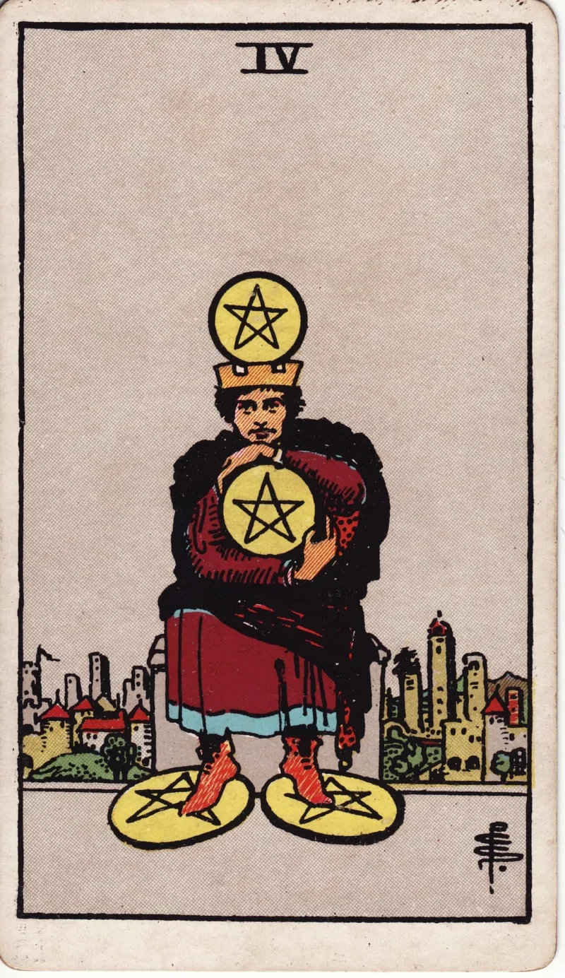 Four of Pentacles Tarot Card