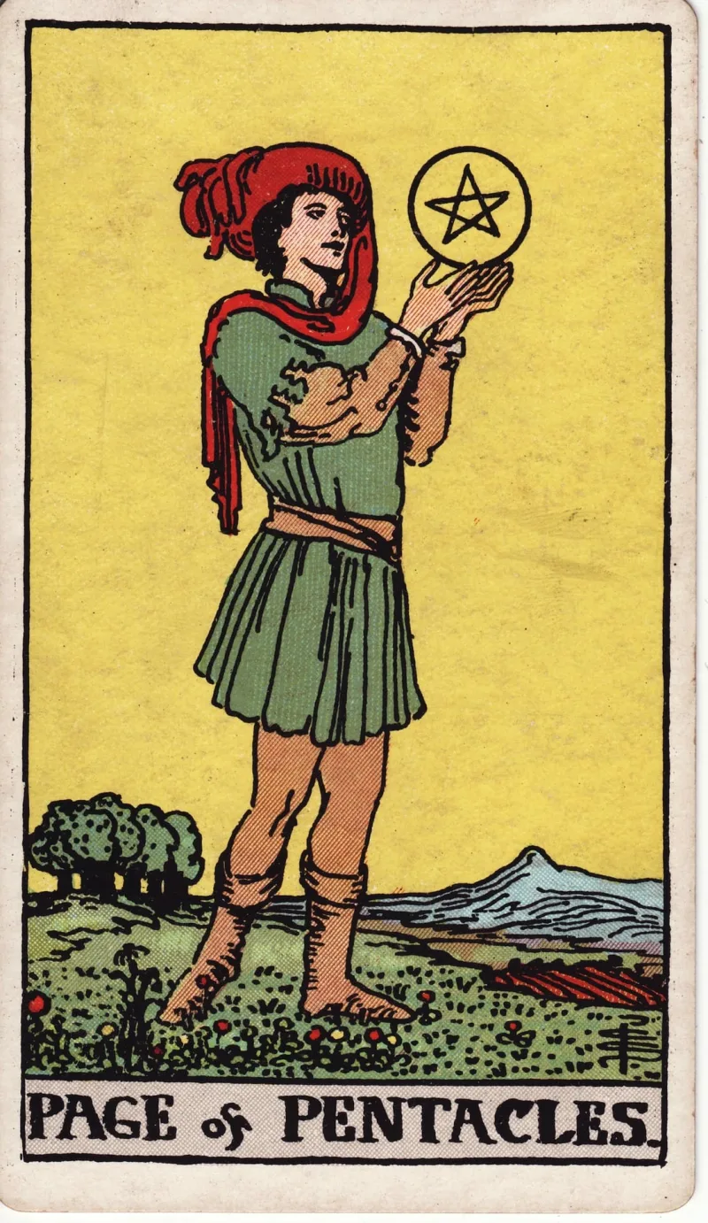 Page of Pentacles Tarot Card